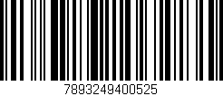 Código de barras (EAN, GTIN, SKU, ISBN): '7893249400525'