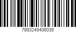 Código de barras (EAN, GTIN, SKU, ISBN): '7893249406039'