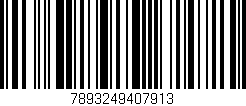Código de barras (EAN, GTIN, SKU, ISBN): '7893249407913'