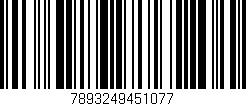 Código de barras (EAN, GTIN, SKU, ISBN): '7893249451077'