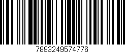 Código de barras (EAN, GTIN, SKU, ISBN): '7893249574776'