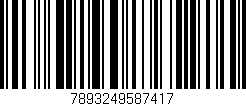 Código de barras (EAN, GTIN, SKU, ISBN): '7893249587417'