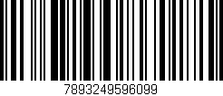 Código de barras (EAN, GTIN, SKU, ISBN): '7893249596099'