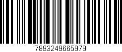 Código de barras (EAN, GTIN, SKU, ISBN): '7893249665979'