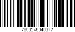 Código de barras (EAN, GTIN, SKU, ISBN): '7893249940977'