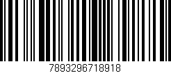 Código de barras (EAN, GTIN, SKU, ISBN): '7893296718918'