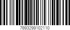 Código de barras (EAN, GTIN, SKU, ISBN): '7893299102110'