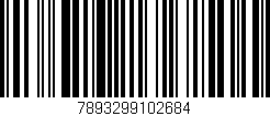 Código de barras (EAN, GTIN, SKU, ISBN): '7893299102684'