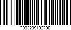 Código de barras (EAN, GTIN, SKU, ISBN): '7893299102738'