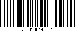 Código de barras (EAN, GTIN, SKU, ISBN): '7893299142871'