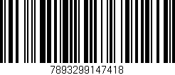 Código de barras (EAN, GTIN, SKU, ISBN): '7893299147418'