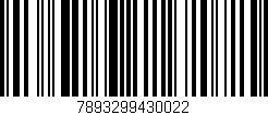 Código de barras (EAN, GTIN, SKU, ISBN): '7893299430022'