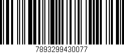 Código de barras (EAN, GTIN, SKU, ISBN): '7893299430077'