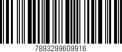 Código de barras (EAN, GTIN, SKU, ISBN): '7893299609916'