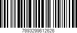 Código de barras (EAN, GTIN, SKU, ISBN): '7893299612626'