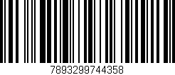 Código de barras (EAN, GTIN, SKU, ISBN): '7893299744358'