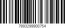 Código de barras (EAN, GTIN, SKU, ISBN): '7893299900754'