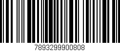 Código de barras (EAN, GTIN, SKU, ISBN): '7893299900808'