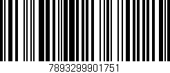 Código de barras (EAN, GTIN, SKU, ISBN): '7893299901751'