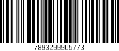 Código de barras (EAN, GTIN, SKU, ISBN): '7893299905773'