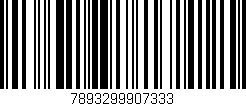 Código de barras (EAN, GTIN, SKU, ISBN): '7893299907333'