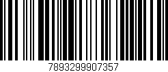 Código de barras (EAN, GTIN, SKU, ISBN): '7893299907357'