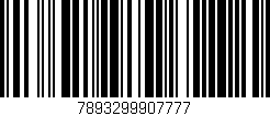 Código de barras (EAN, GTIN, SKU, ISBN): '7893299907777'