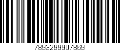 Código de barras (EAN, GTIN, SKU, ISBN): '7893299907869'