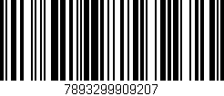 Código de barras (EAN, GTIN, SKU, ISBN): '7893299909207'