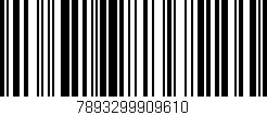 Código de barras (EAN, GTIN, SKU, ISBN): '7893299909610'