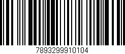 Código de barras (EAN, GTIN, SKU, ISBN): '7893299910104'
