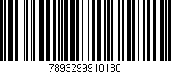 Código de barras (EAN, GTIN, SKU, ISBN): '7893299910180'