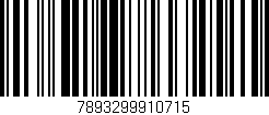 Código de barras (EAN, GTIN, SKU, ISBN): '7893299910715'