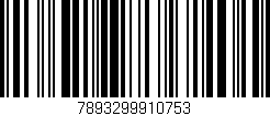 Código de barras (EAN, GTIN, SKU, ISBN): '7893299910753'