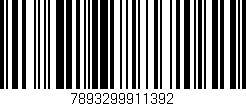 Código de barras (EAN, GTIN, SKU, ISBN): '7893299911392'