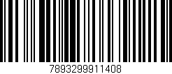 Código de barras (EAN, GTIN, SKU, ISBN): '7893299911408'