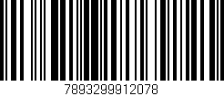 Código de barras (EAN, GTIN, SKU, ISBN): '7893299912078'