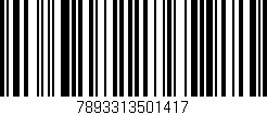 Código de barras (EAN, GTIN, SKU, ISBN): '7893313501417'