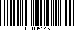 Código de barras (EAN, GTIN, SKU, ISBN): '7893313516251'