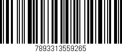 Código de barras (EAN, GTIN, SKU, ISBN): '7893313559265'