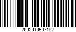 Código de barras (EAN, GTIN, SKU, ISBN): '7893313597182'