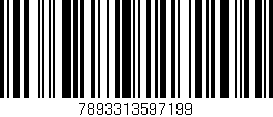 Código de barras (EAN, GTIN, SKU, ISBN): '7893313597199'