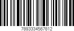 Código de barras (EAN, GTIN, SKU, ISBN): '7893334567812'