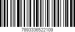 Código de barras (EAN, GTIN, SKU, ISBN): '7893336522109'