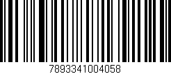 Código de barras (EAN, GTIN, SKU, ISBN): '7893341004058'