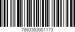 Código de barras (EAN, GTIN, SKU, ISBN): '7893393001173'