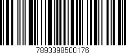 Código de barras (EAN, GTIN, SKU, ISBN): '7893398500176'