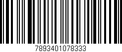Código de barras (EAN, GTIN, SKU, ISBN): '7893401078333'