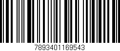 Código de barras (EAN, GTIN, SKU, ISBN): '7893401169543'