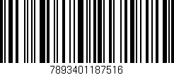 Código de barras (EAN, GTIN, SKU, ISBN): '7893401187516'
